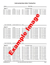 KLT Tracking Form